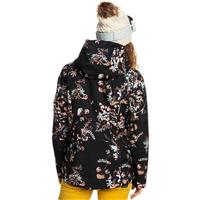 Roxy Jetty Jacket - Women's - True Black Tropical Cyanotype (KVJ5)