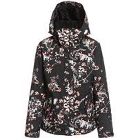 Roxy Jetty Jacket - Women's - True Black Tropical Cyanotype (KVJ5)