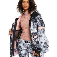 Roxy Women's Ritual Jacket - True Black Future Flower (KVJ2)