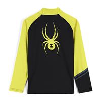 Spyder Web Zip T-Neck - Boy's - Black Citron