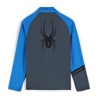 Spyder Web Zip T-Neck - Boy's - Ebony Collegiate