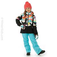 Spyder Conquer Jacket - Girl's - Landscape Multi