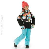 Spyder Conquer Jacket - Girl's - Landscape Multi