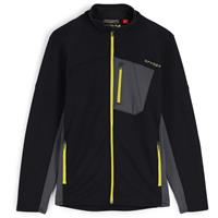 Spyder Bandit Full Zip Fleece Jacket - Men's - Black Citron