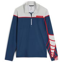 Spyder Spirit of '78 Zip T-Neck - Men's - Glacier Abyss