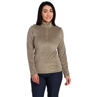 Spyder Shimmer Bug Zip T-Neck - Women's - Cashmere