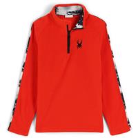 Spyder Speed Fleece Zip T-Neck - Youth - Volcano