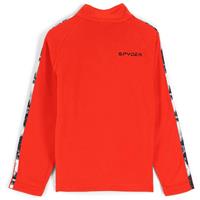 Spyder Speed Fleece Zip T-Neck - Youth - Volcano