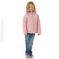 The North Face Reversible Perrito Hooded Jacket - Youth - Cameo Pink