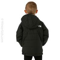 The North Face Reversible Perrito Hooded Jacket - Youth - TNF Black / Asphalt Grey