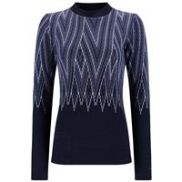 Kari Traa Juliane Wool Long Sleeve Crew - Royal