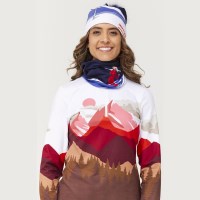 Krimson Klover Women's Illustrated Neck Gaiter - Let's Dance Navy