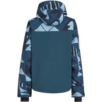 O'Neill Women's Aplite Plus Snow Jacket - Blue Triangle Ikat