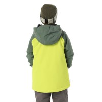 686 Geo Insulated Jacket - Boy's - Cypress Lime Colorblock