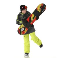 686 Geo Insulated Jacket - Boy's - Lime Hemisphere Colorblock