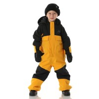 Burton Toddlers' 2L One Piece - True Black / Goldenrod