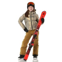 Helly Hansen Juniors' Nora Short Puffy Ski Jacket - Lynx