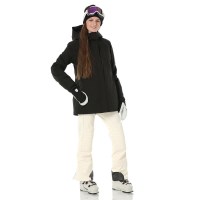 Helly Hansen Women's Snowplay Long Insulated Ski Jacket - Black (990)