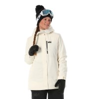 Helly Hansen Women's Snowplay Long Insulated Ski Jacket - Snow (047)