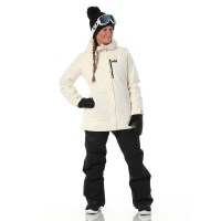 Helly Hansen Women's Snowplay Long Insulated Ski Jacket - Snow (047)