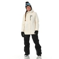 Helly Hansen Women's Snowplay Long Insulated Ski Jacket - Snow (047)