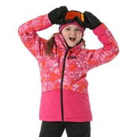 Helly Hansen Juniors’ Stellar Ski Jacket - Dragon Fruit