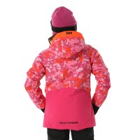 Helly Hansen Juniors’ Stellar Ski Jacket - Dragon Fruit