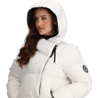 Obermeyer Women's Calypso Down Jacket - White Zebra