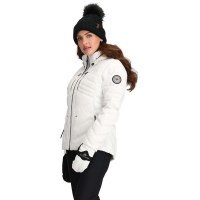 Obermeyer Women's Devon Down Jacket - White Zebra