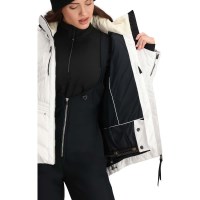 Obermeyer Women's Devon Down Jacket - White Zebra