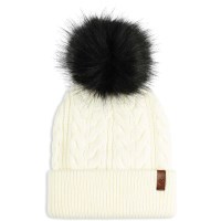 Obermeyer Women's Fir FF Beanie - White