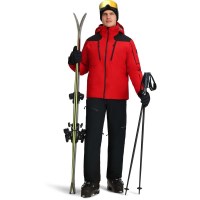 Obermeyer Men's Foundation Jacket - Fresno Red