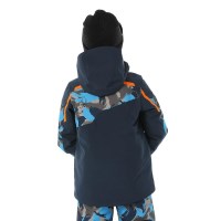 Spyder Boy's Leader Jacket - Camouflage Aether Blue