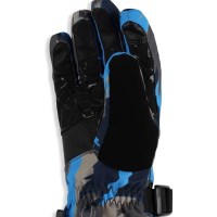 Spyder Boy's Overweb Gloves - Camouflage Aether Blue