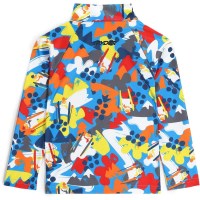 Spyder Little Boy's Glacial 1/2 Zip - Yeti Camo Aether Blue