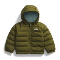 The North Face Baby Reversible Perrito Hooded Jacket - Forest Olive