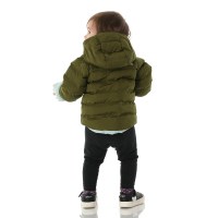 The North Face Baby Reversible Perrito Hooded Jacket - Forest Olive