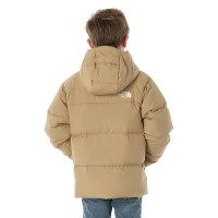 The North Face Boys' North Down Hooded Jacket - Khaki Stone