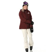 The North Face Women's ThermoBall Eco Snow Triclimate Jacket - Alpine Plum / TNF Black Winter Flowers Print