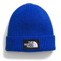 The North Face TNF Box Logo Cuffed Beanie - Youth - TNF Blue