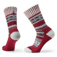 Smartwool Everyday Snowed In Sweater Crew Socks - Tibetan Red