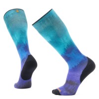 Smartwool Ski Targeted Cushion Compression Print OTC Socks - Black