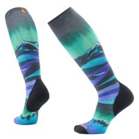 Smartwool Women&#39;s Ski Targeted Cushion Compression Print OTC Socks