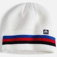 Autumn High Cuff Beanie - White