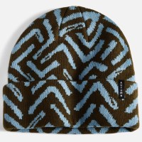 Autumn Geo Beanie - Army