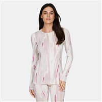 Le Bent Women's Midweight Crew - Pearl Snow Gum