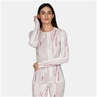 Le Bent Women's Midweight Crew - Pearl Snow Gum