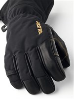 Hestra Army Leather Gore-Tex 5 Finger - Black / Black