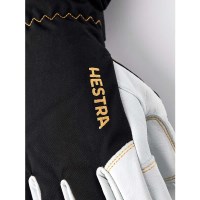 Hestra Army Leather Gore-Tex 5 Finger - Black / Natural Grey