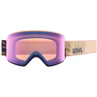 Anon WM3 Goggle + Bonus Lens + MFI Face Mask - Focal Frame with Perceive Variable Blue & Perc Cloudy Pink Lenses (22265104964)